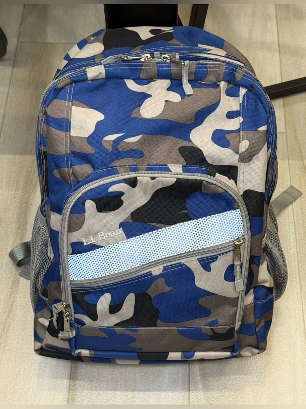L.L. Bean Ocean Blue Camouflage Backpack
Reflective Strip Book Bag